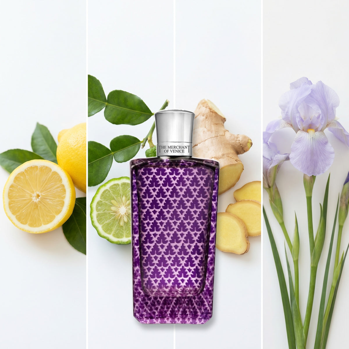 The Merchant of Venice Damascus Desert fragrance notes: Lemon, Bergamot, Ginger., Iris