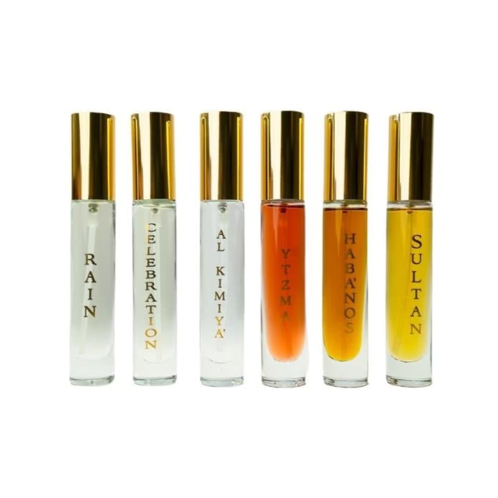 Royal Crown Discovery Set 6 x 15 ml Extrait de Parfum fragrance discovery set ScentRabbit