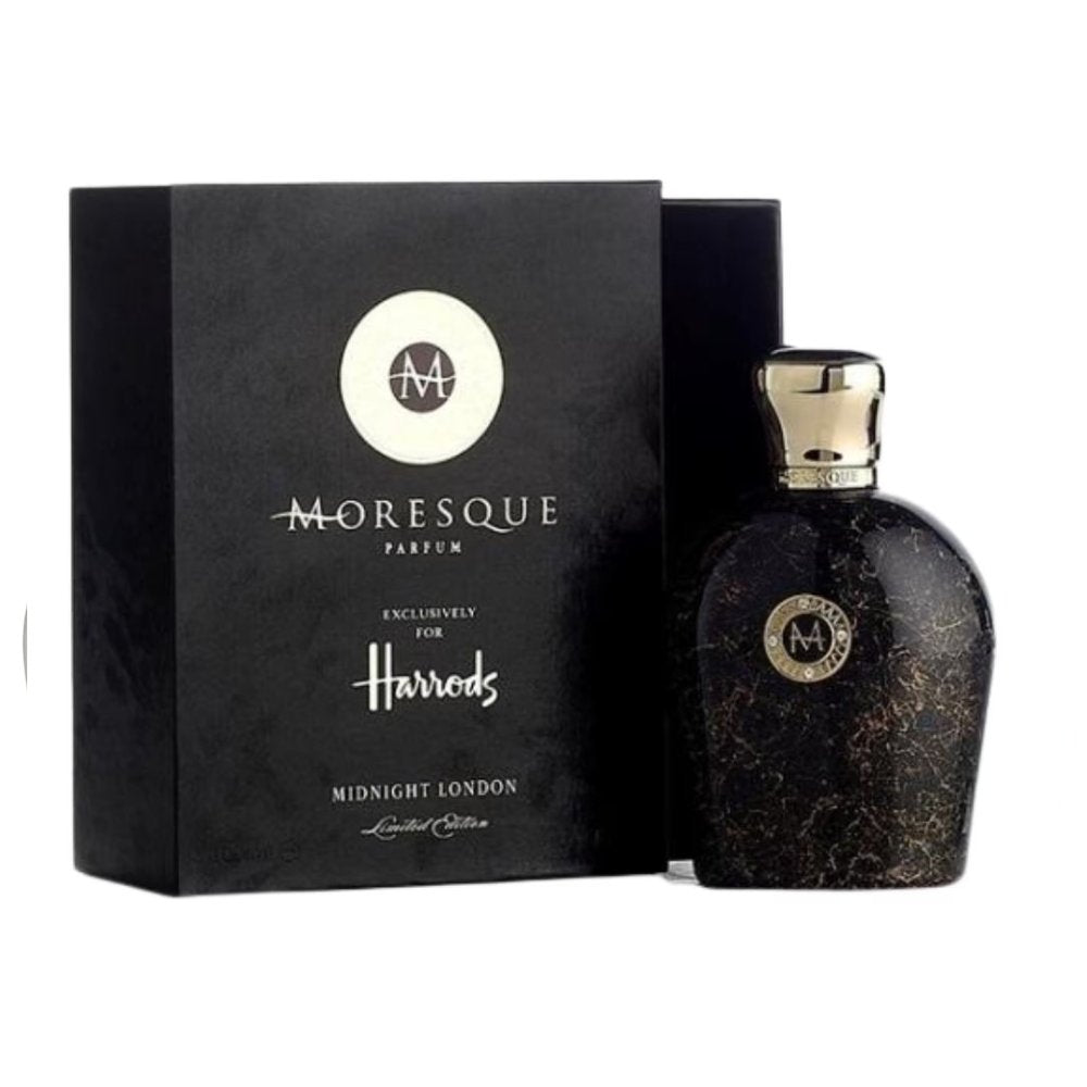 Moresque Parfums Midnight London 3.4 oz/100 ml Eau de Parfum bottle ScentRabbit
