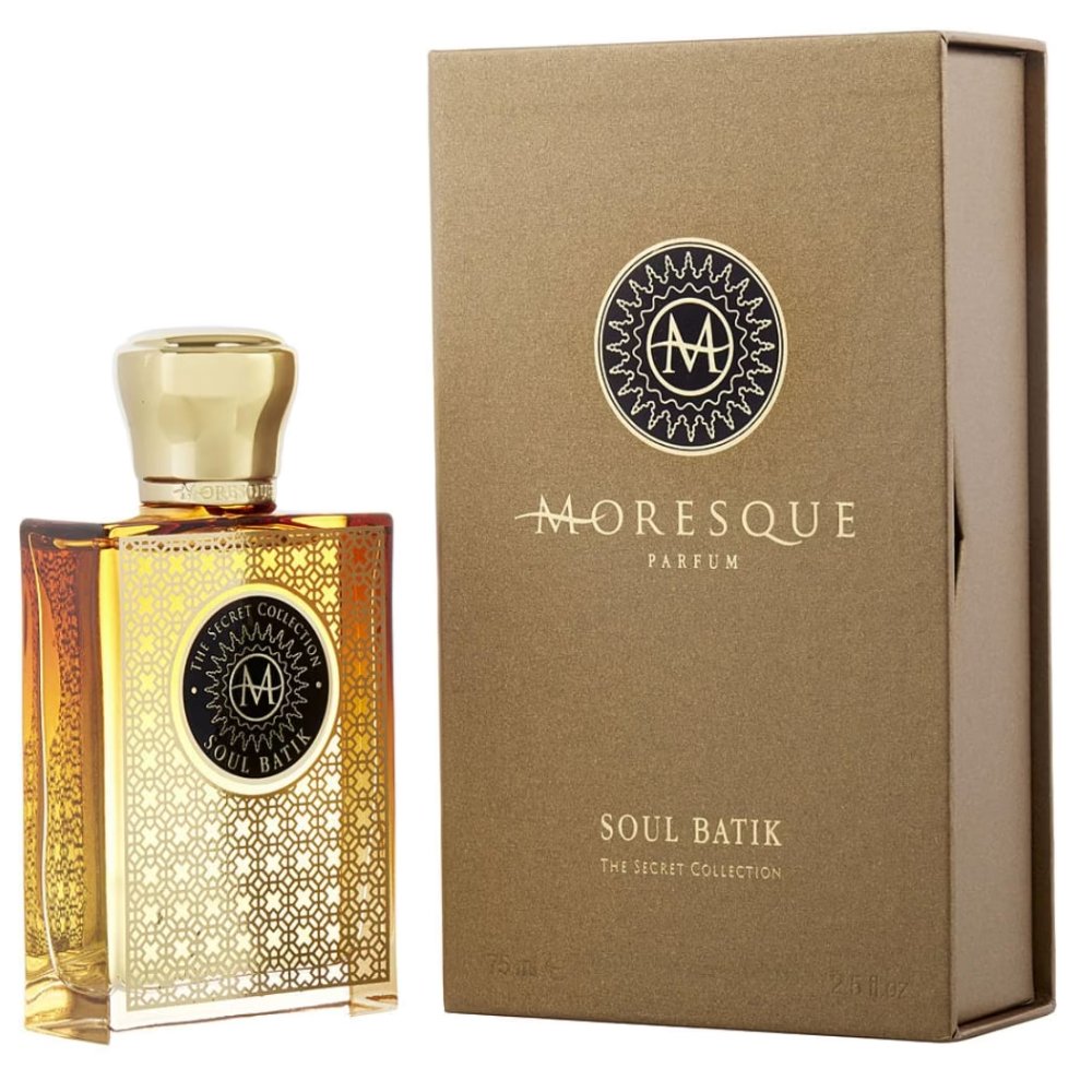 Moresque Parfums Soul Batik 2.5 oz/75 ml Eau de Parfum bottle ScentRabbit