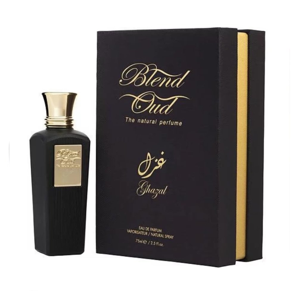 Blend Oud Ghazal 2.5 oz/75 ml Eau de Parfum bottle ScentRabbit