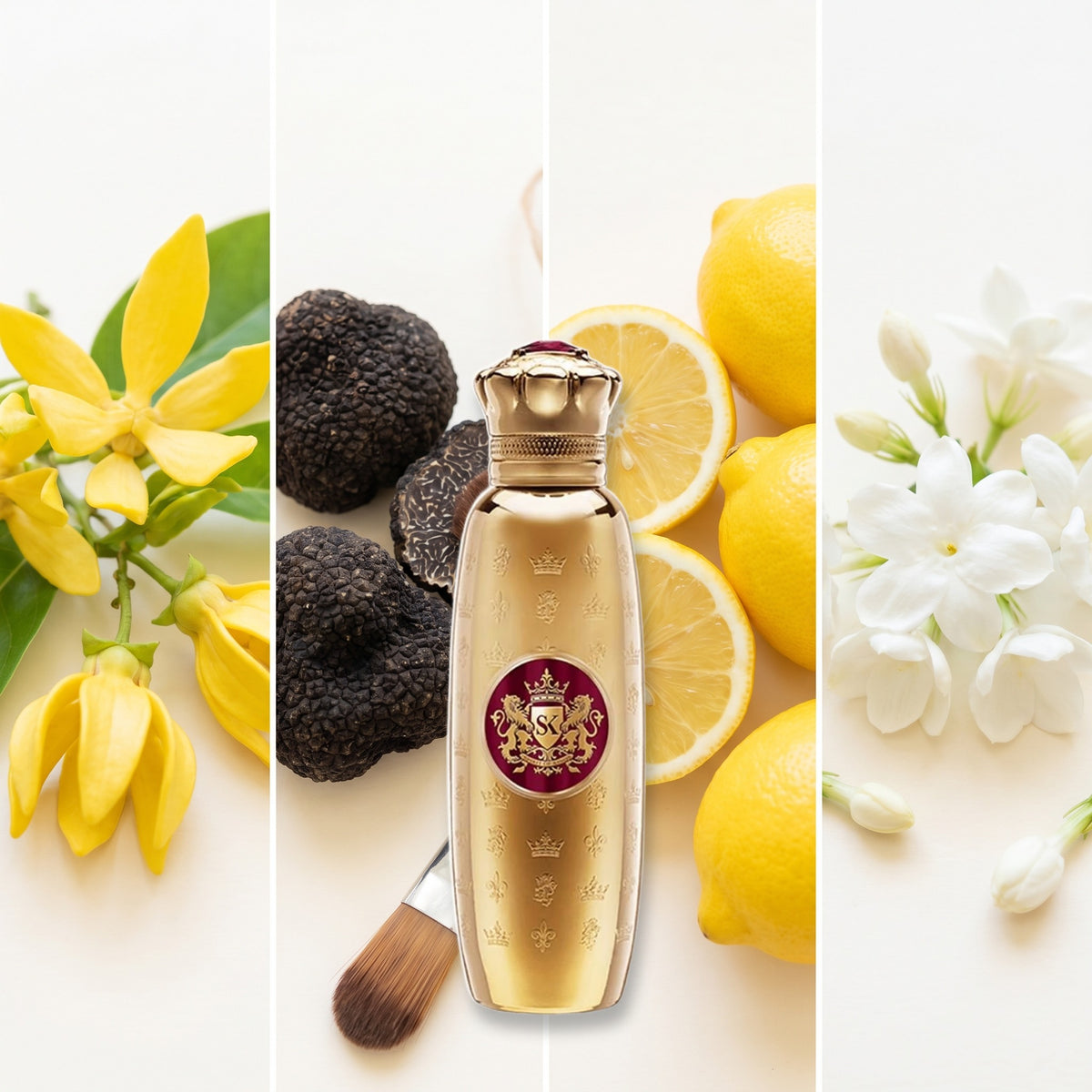 Spirit Of Kings Altair fragrance notes: Ylang-Ylang, Truffle, Lemon, Jasmine