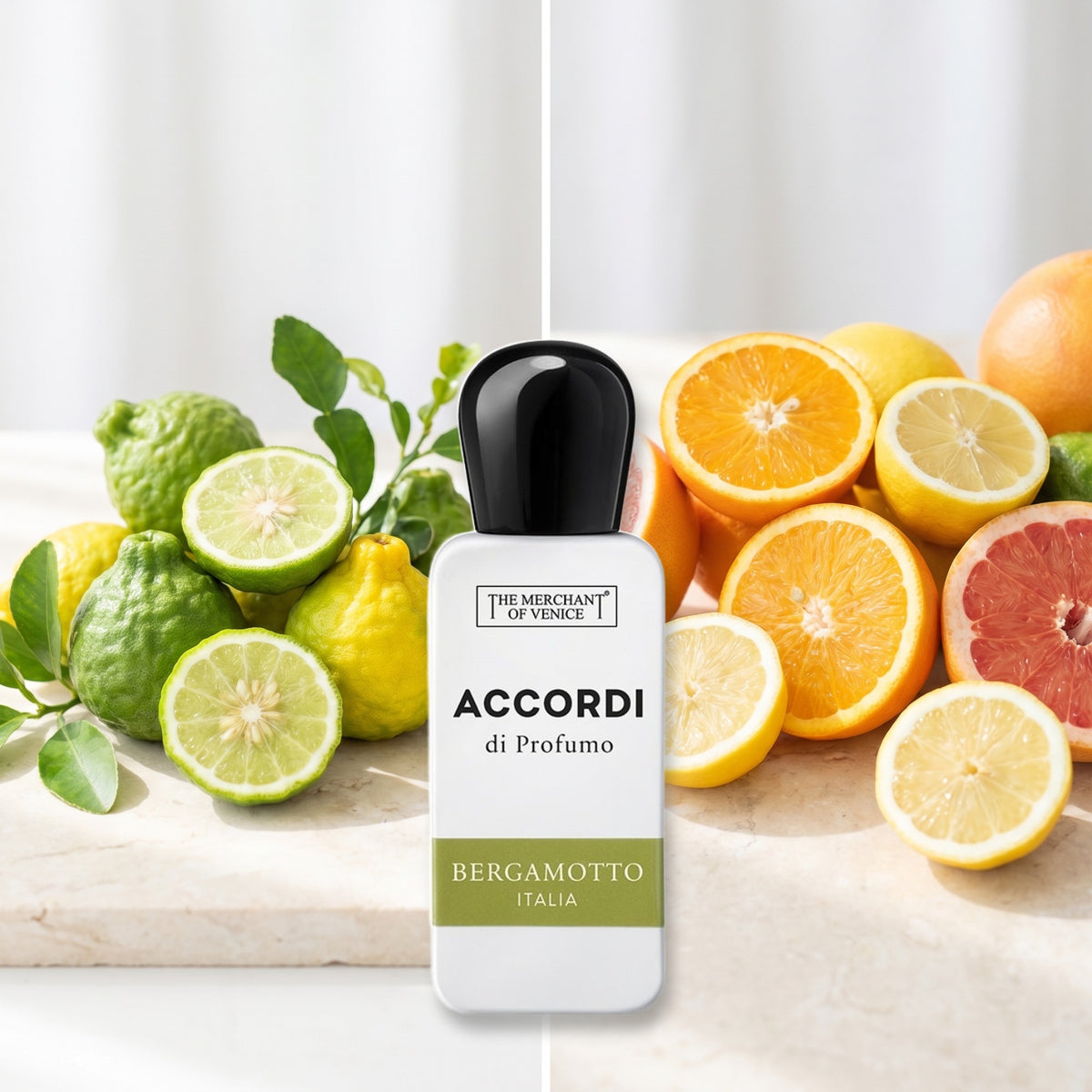 The Merchant of Venice Bergamotto Italia fragrance notes: Bergamot, Citrus fruits.