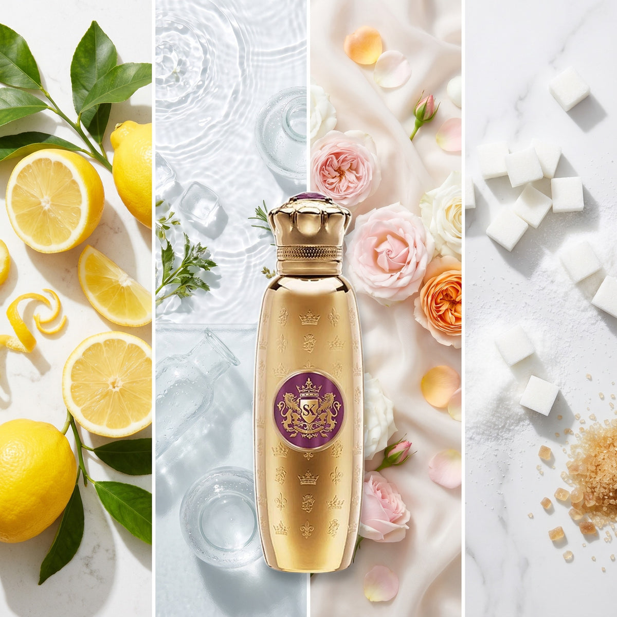 Spirit Of Kings Hadar fragrance notes: Lemon, Water Notes, Rose, Sugar