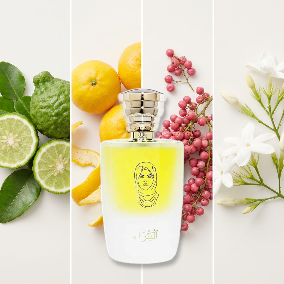 Masque Milano Petra fragrance notes: Bergamot, Yellow Mandarin, Pink Pepper., Sambac Jasmine