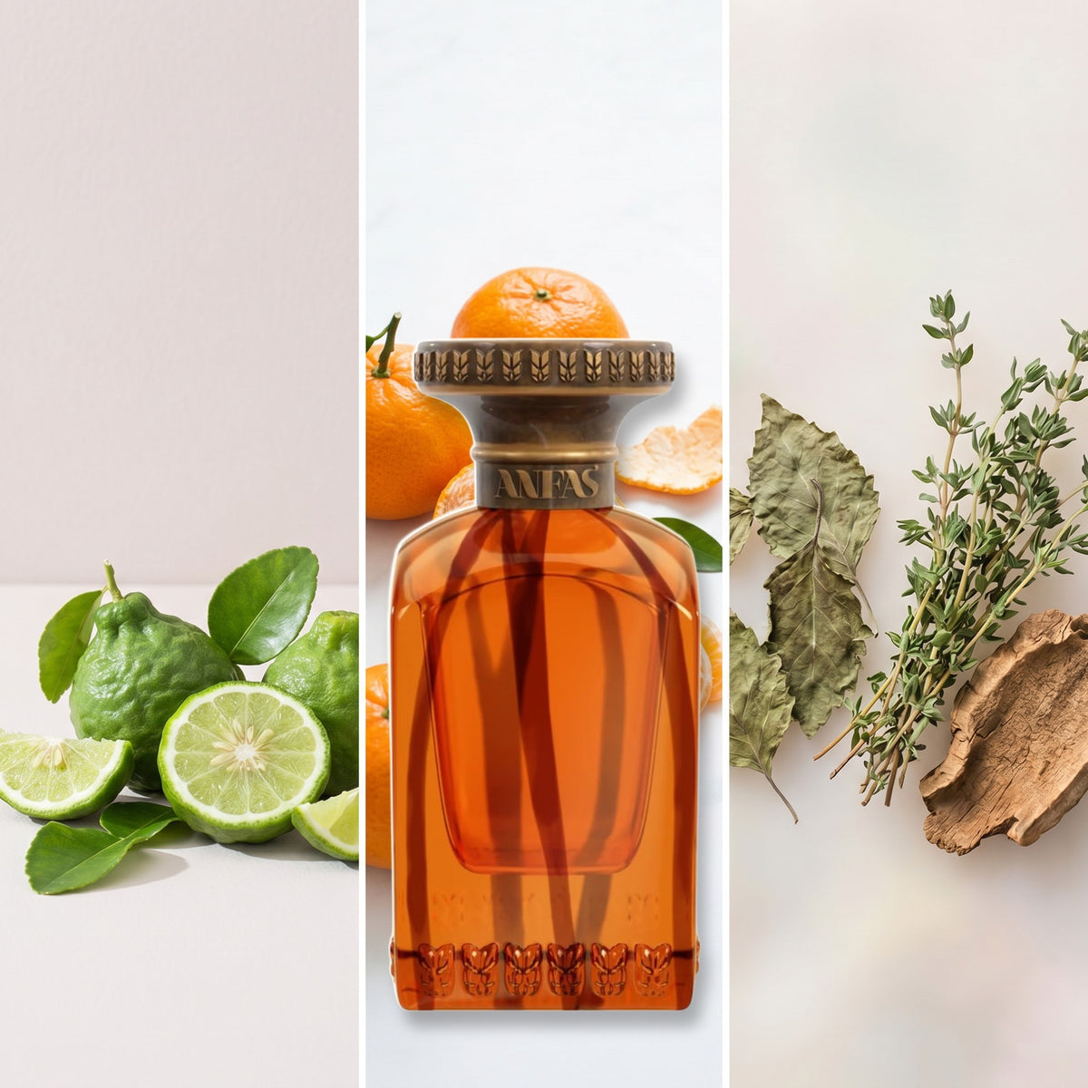 Anfas Haneen fragrance notes: Bergamot, Mandarin Orange, Patchouli