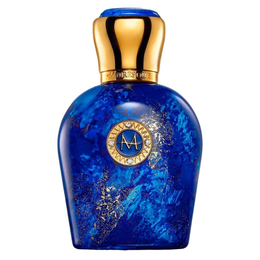 Moresque Parfums Sahara Blue 1.7 oz/50 ml Eau de Parfum bottle ScentRabbit