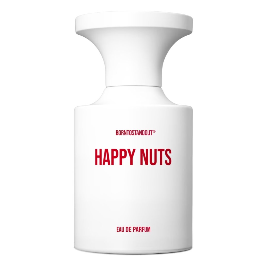 BornToStandOut Happy Nuts 1.7 oz/50 ml Eau de Parfum bottle ScentRabbit