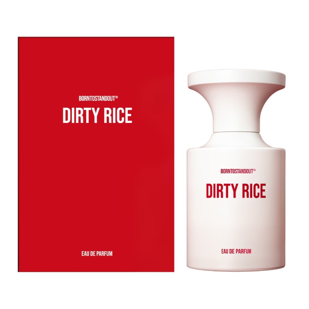 BornToStandOut Dirty Rice 1.7 oz/50 ml Eau de Parfum bottle ScentRabbit