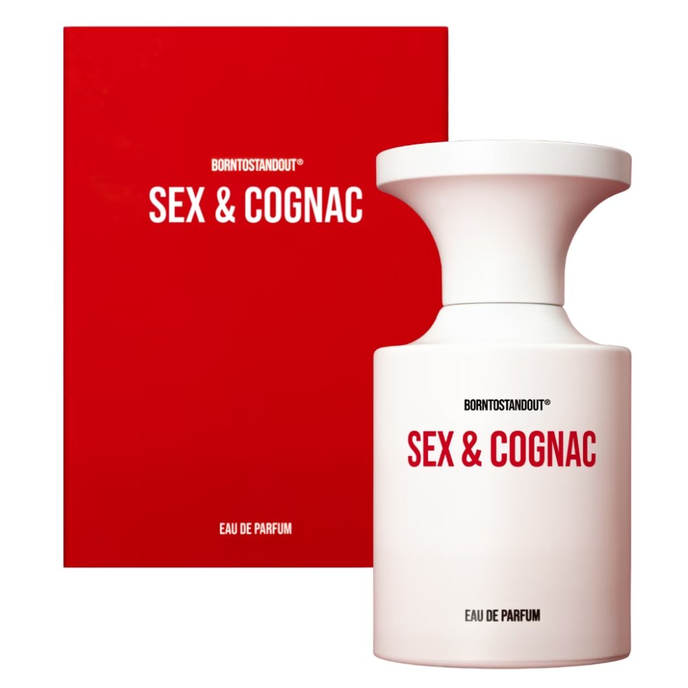 BornToStandOut Sex and Cognac 1.7 oz/50 ml Eau de Parfum bottle ScentRabbit