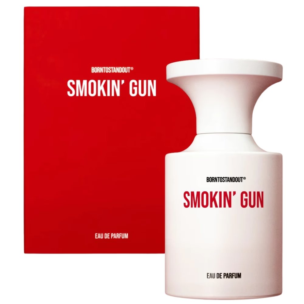 BornToStandOut Smokin' Gun 1.7 oz/50 ml Eau de Parfum bottle ScentRabbit