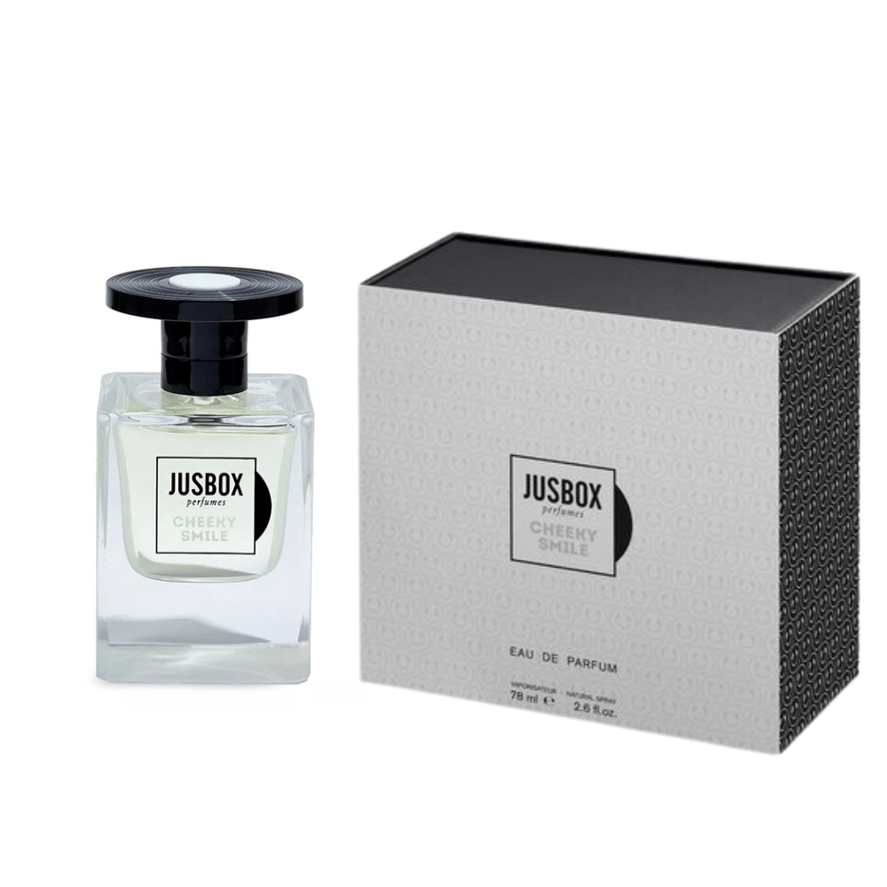 Jusbox Cheeky Smile 2.6 oz/78 ml Eau de Parfum bottle ScentRabbit