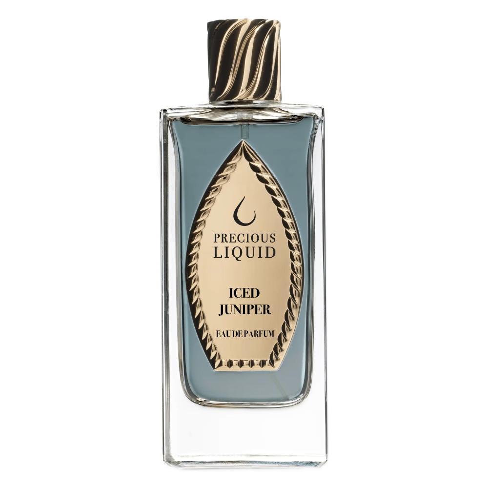 Precious Liquid Iced Juniper 2.5 oz/75 ml Eau de Parfum bottle ScentRabbit