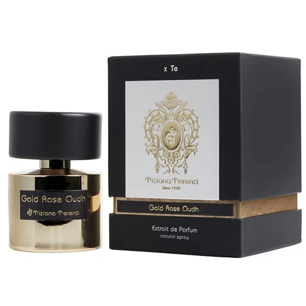 Tiziana Terenzi Gold Rose Oudh 3.4 oz/100 ml Extrait de Parfum bottle ScentRabbit