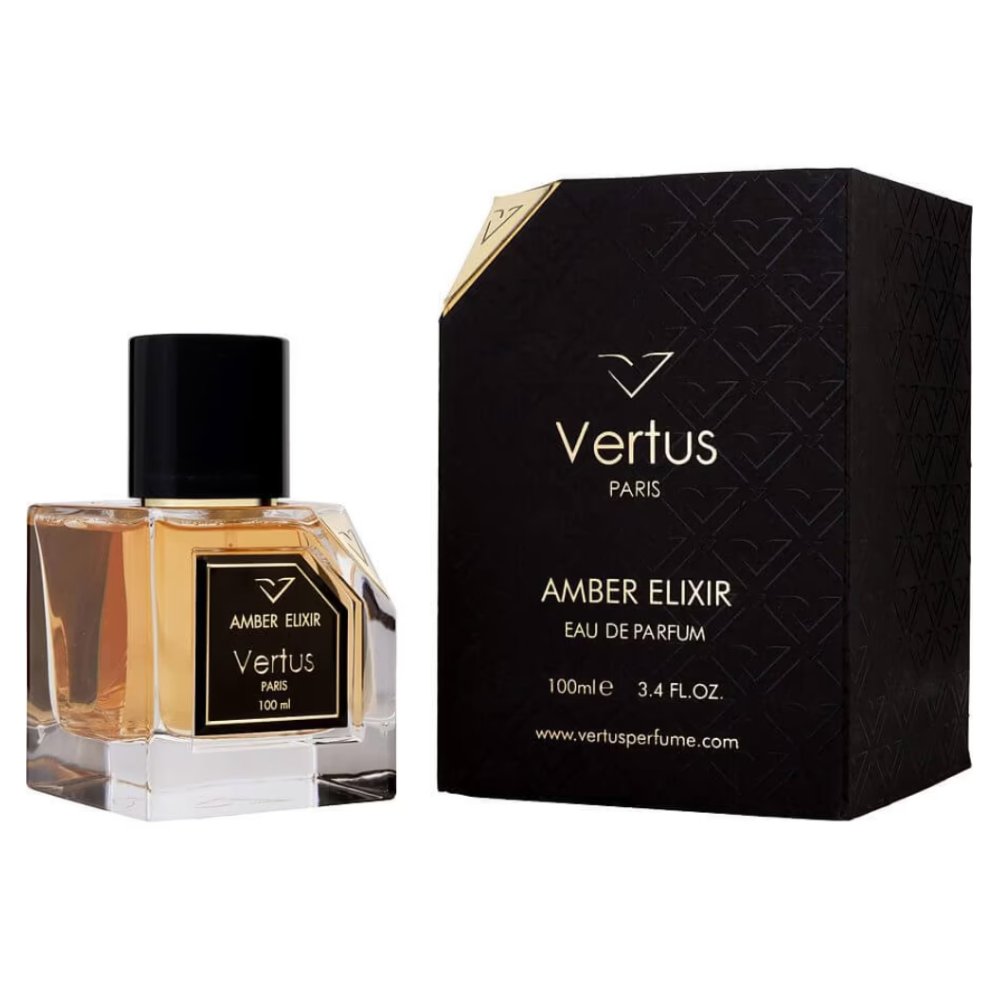 Vertus Amber Elixir 3.4 oz/100 ml Eau de Parfum bottle ScentRabbit