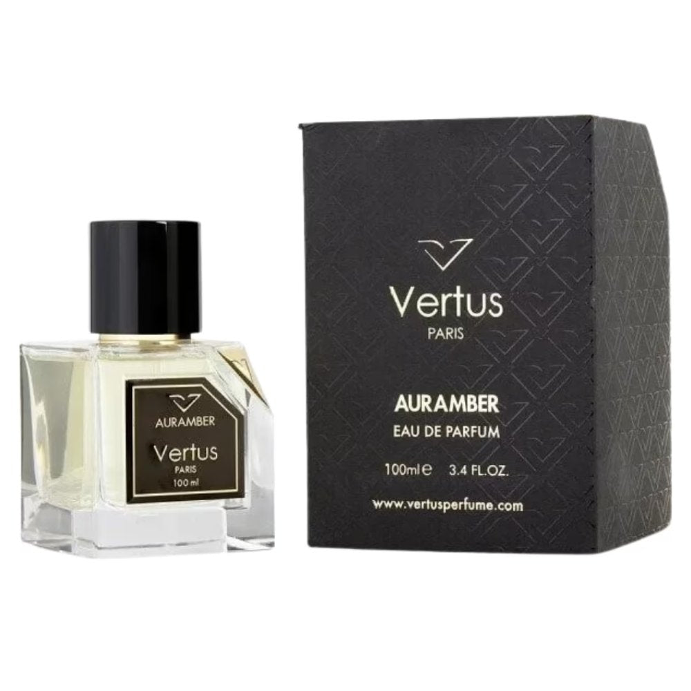 Vertus Auramber 3.4 oz/100 ml Eau de Parfum bottle ScentRabbit