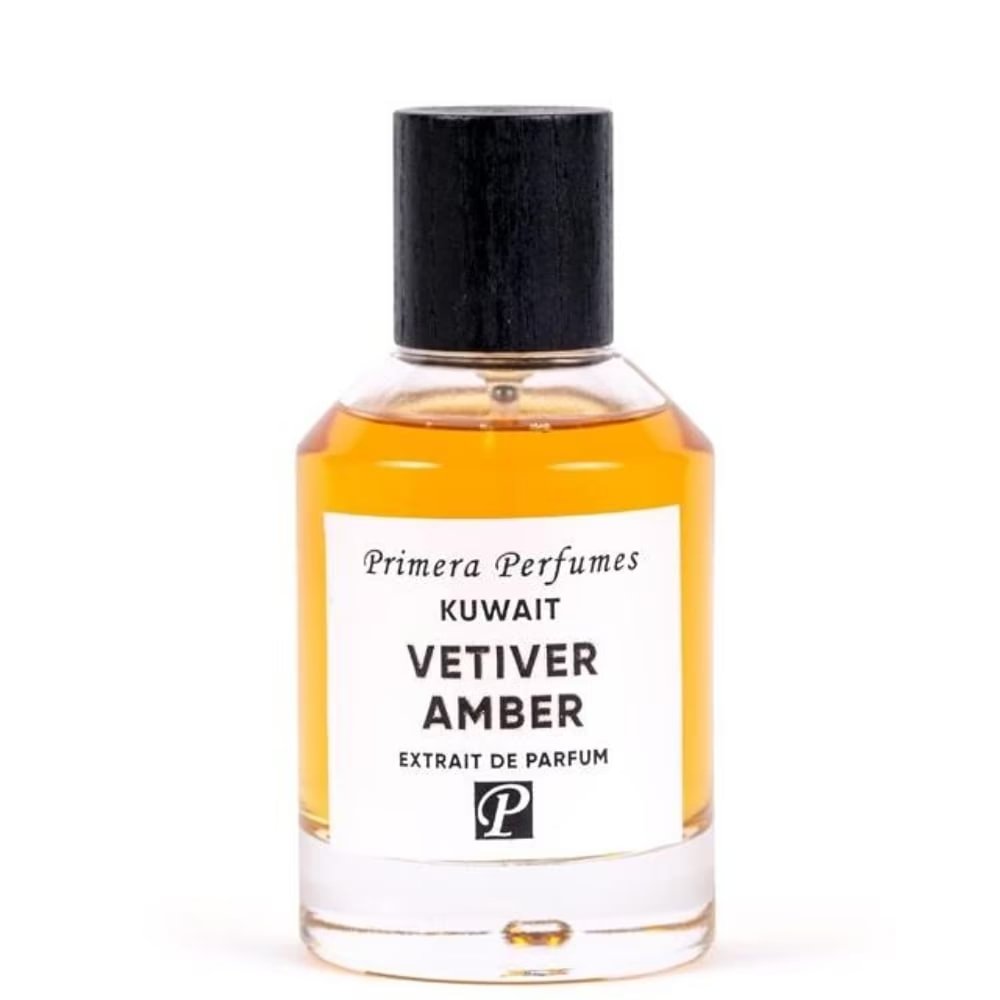 Primera Perfumes Kuwait Vetiver Amber 3.4 oz/100 ml Eau de Parfum bottle ScentRabbit