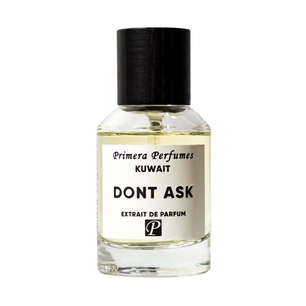 Primera Perfumes Kuwait Don't Ask 1.7 oz/50 ml Extrait de Parfum bottle ScentRabbit