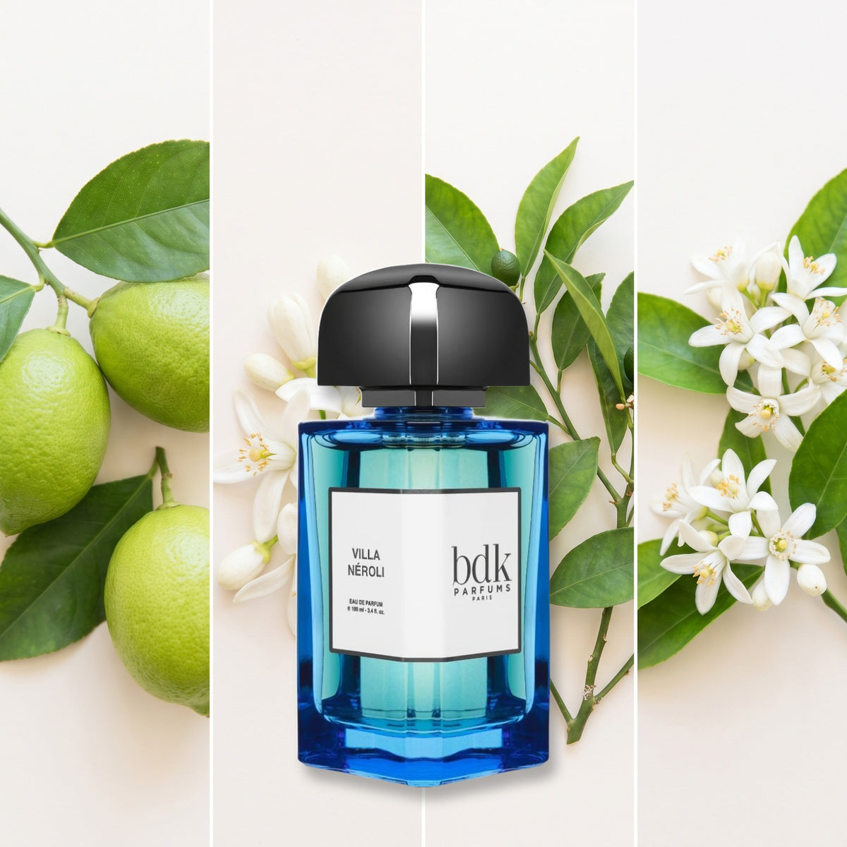 BDK Parfums Villa Neroli fragrance notes: Verdelli Lemon, Neroli, Petitgrain, Orange Blossom