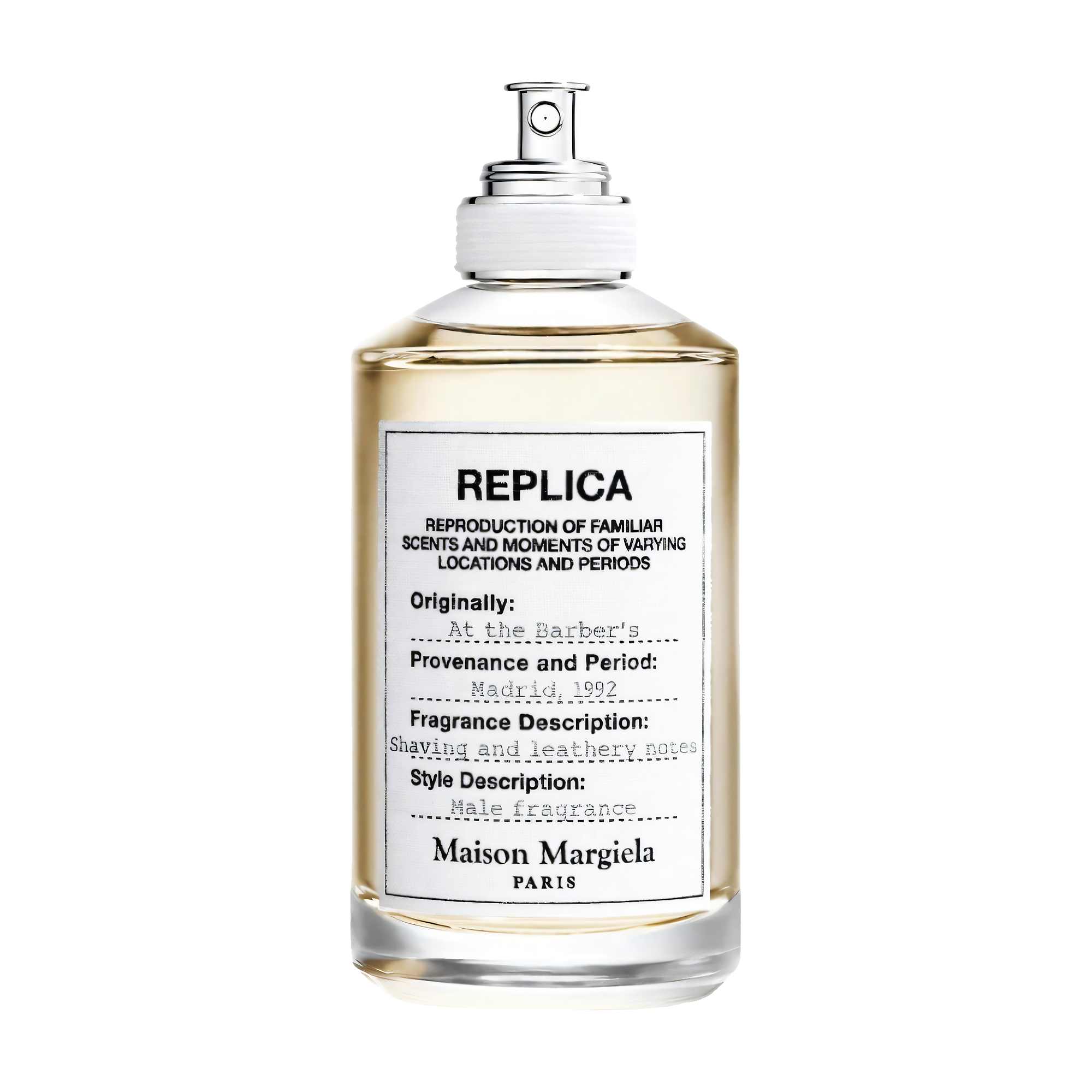 maison martin margiela at the barbers