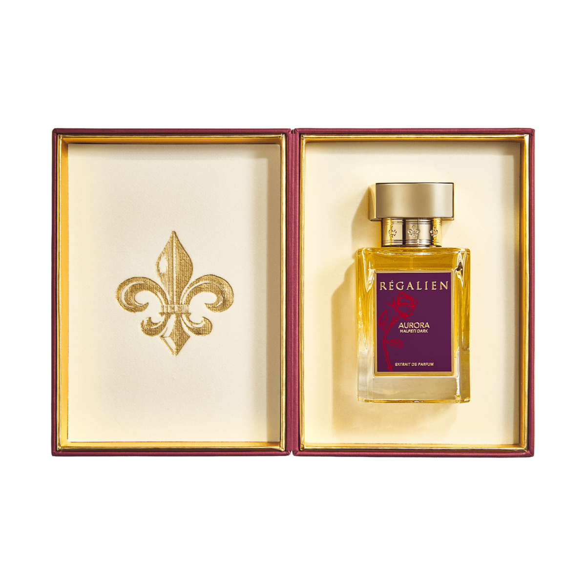 Regalien Aurora Halfeti Dark 80 ml Extrait de Parfum bottle with retail box | ScentRabbit