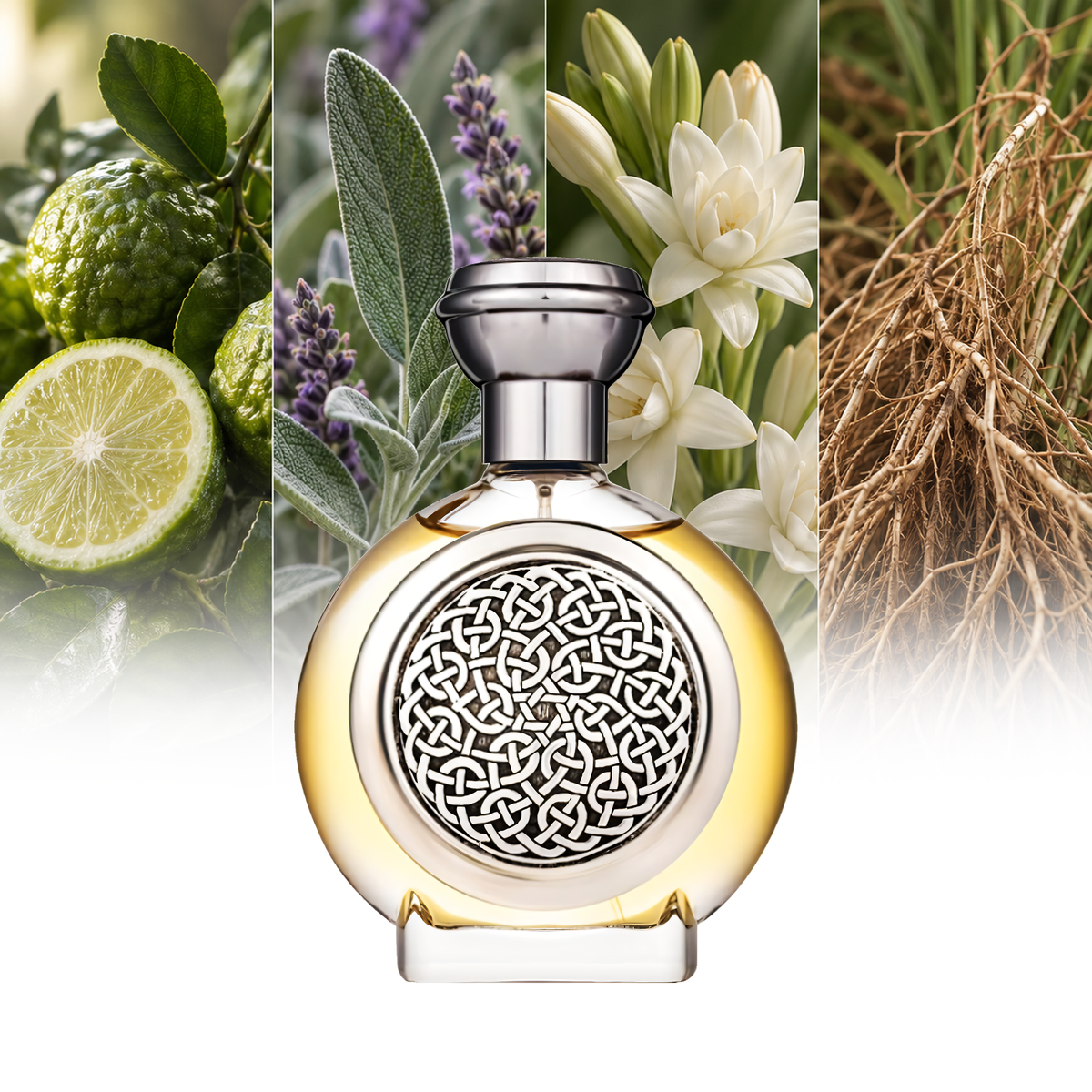 Boadicea The Victorious Envious fragrance notes: Bergamot, Sage, Indian Tuberose, Vetiver | ScentRabbit