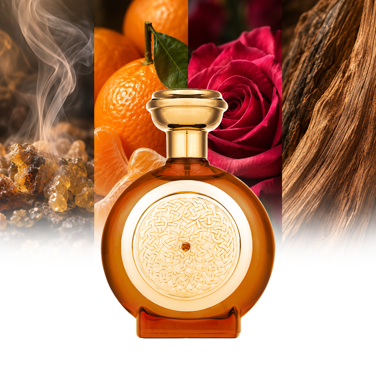 Boadicea The Victorious Tobacco Sapphire fragrance notes: Incense, Mandarin, Rose, Cedarwood | ScentRabbit