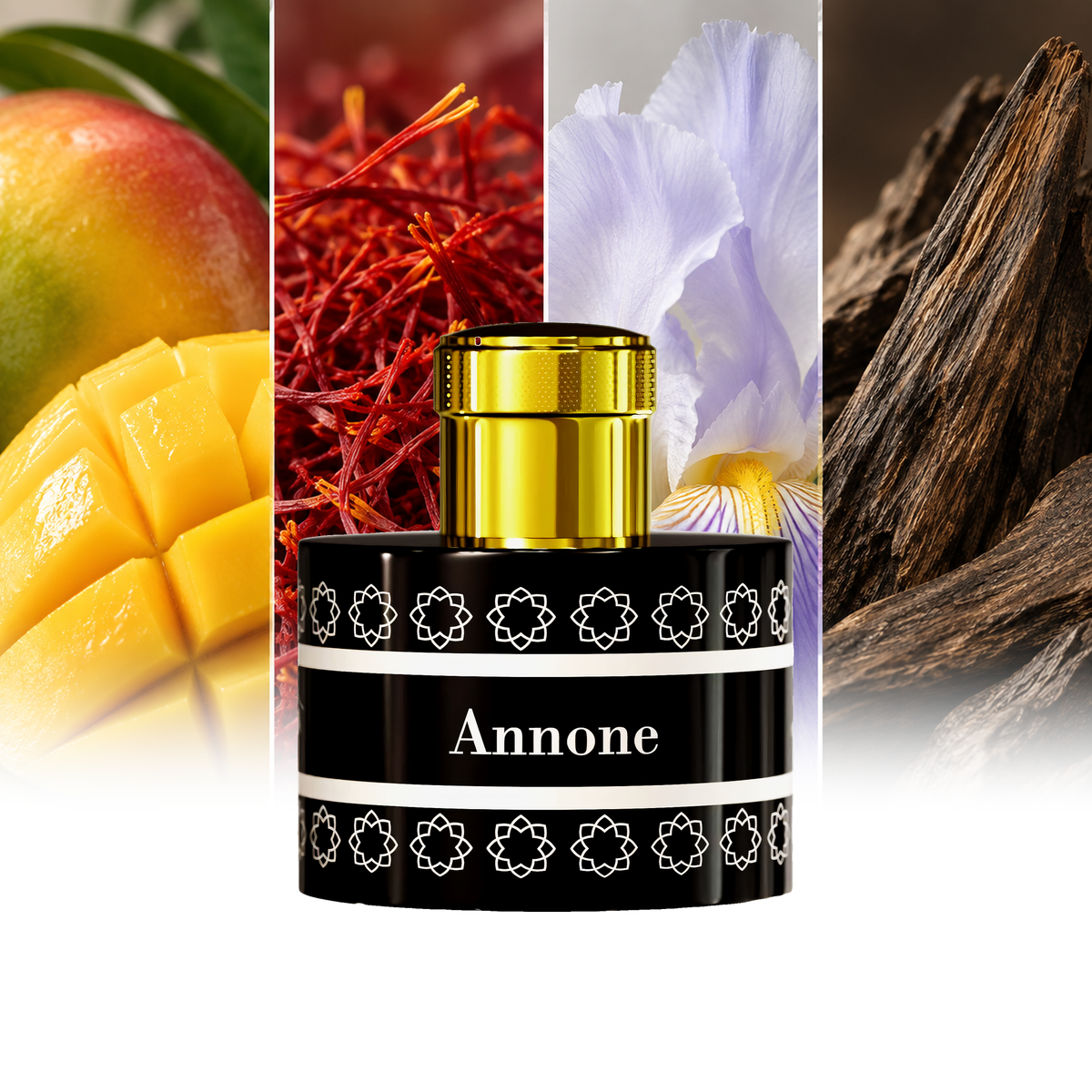 Pantheon Roma Annone fragrance notes: Mango, Saffron, Iris, Oud wood | ScentRabbit